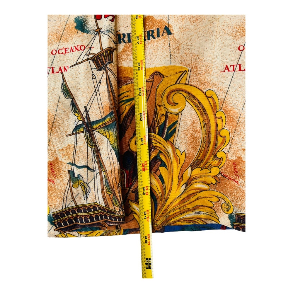 Vintage Women's Preston & York Vintage American Flag Map Nautical Wrap Straight - Picture 4 of 16